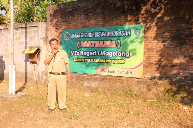 Matsama Hari Pertama MTs N 1 Magelang th. 2019/2020